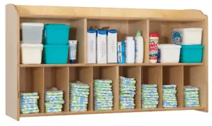 Serenity Diaper Organizer, Natural Finish