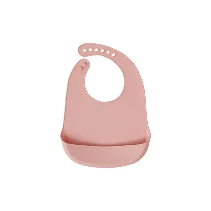 Set of 2 Rainbow Silicone Bibs