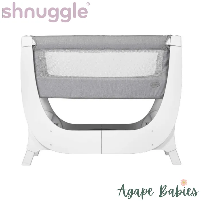 Shnuggle Air Bedside Crib - Dove Grey (1 year local warranty on manufacturing defects)