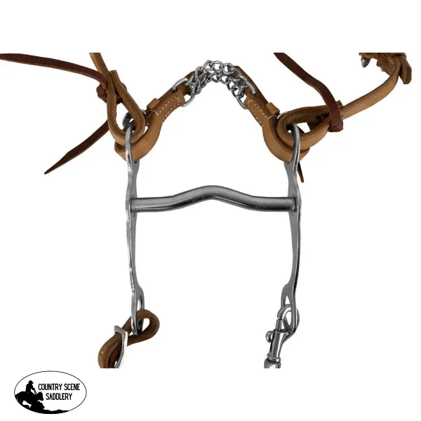 Showman Argentina Cow Leather Bridle with Low Port Bit - Pony/Cobb Size