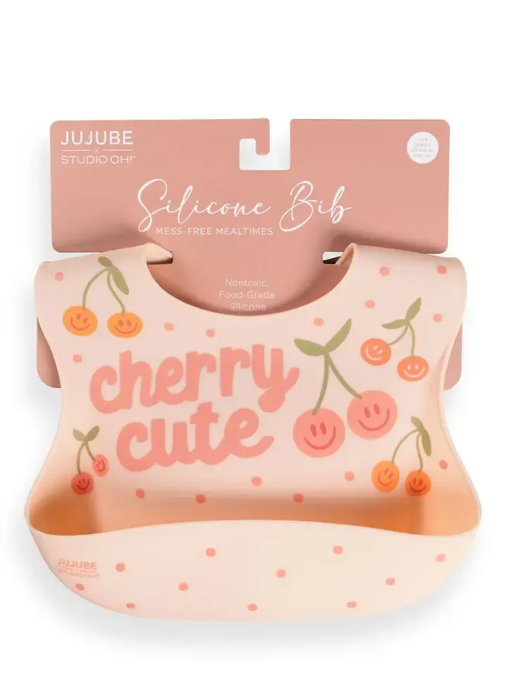 Silicon Bib, Cherry Cute