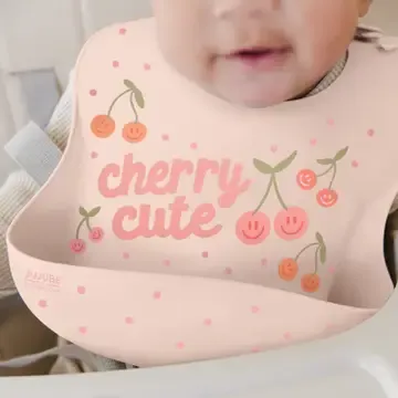 Silicon Bib, Cherry Cute