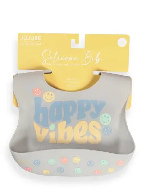 Silicone Bib Happy Vibes