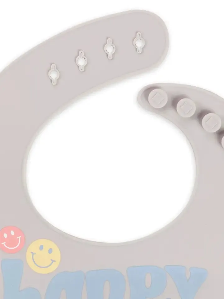 Silicone Bib Happy Vibes