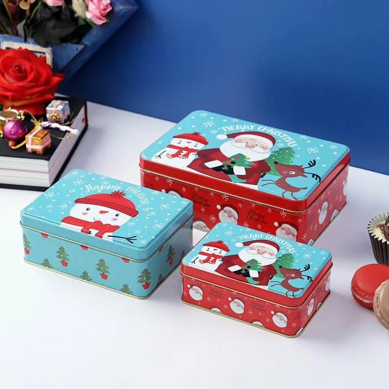 Snowman Buddie Storage Box - Set Of Three