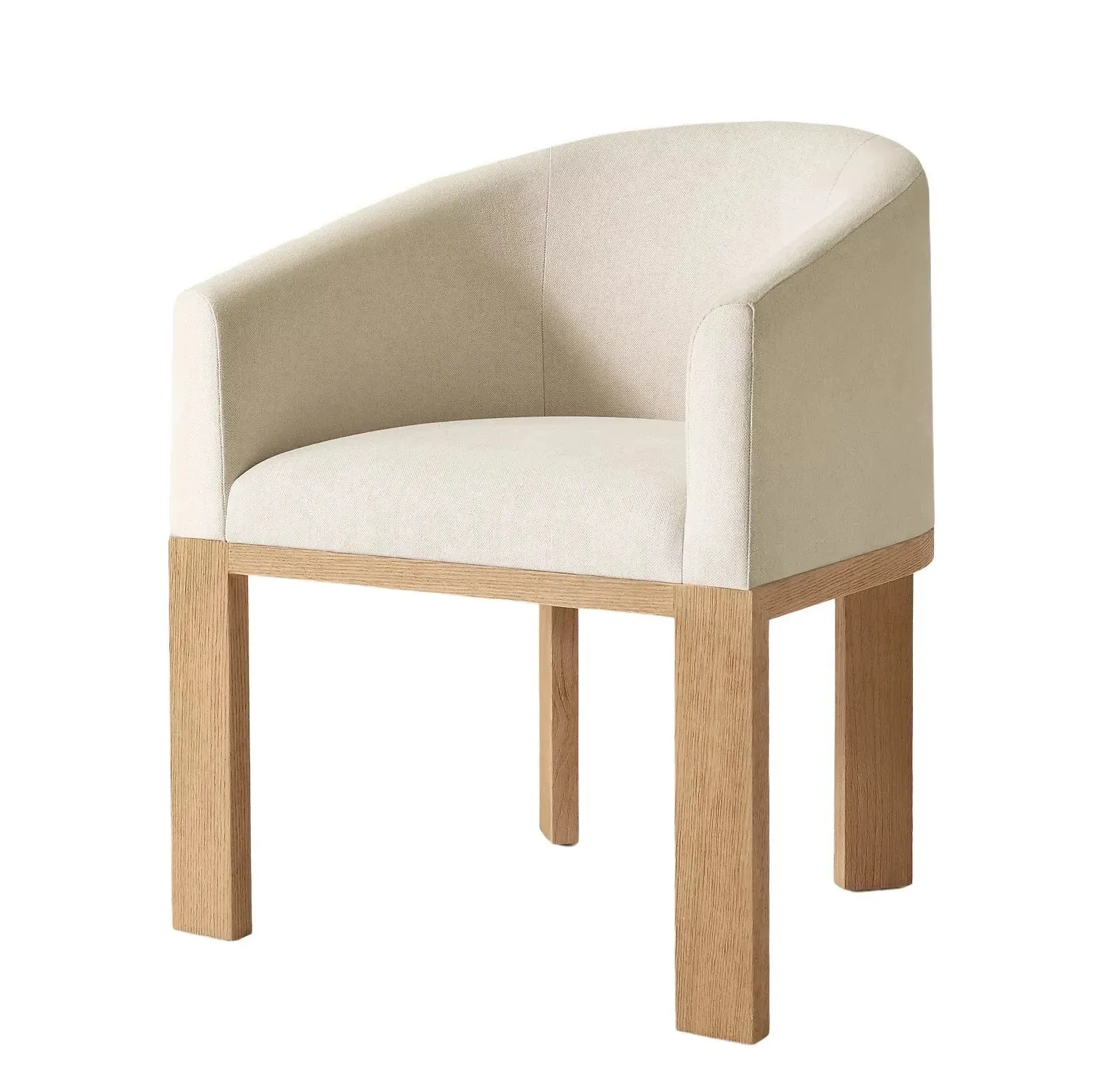 Solid Wood Caramel Color Dining Chairs