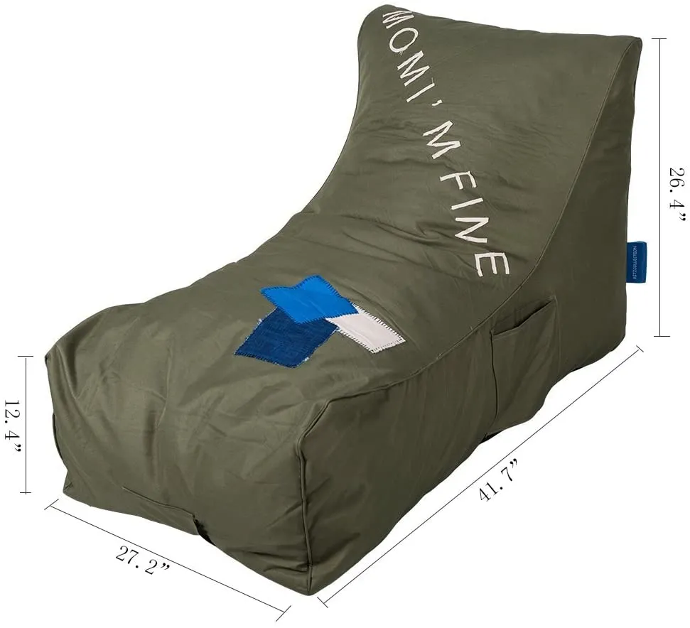 Sponge Leisure Lazy Lounger Chair Comfortable Couch Sofa Beds for Kids and Teens