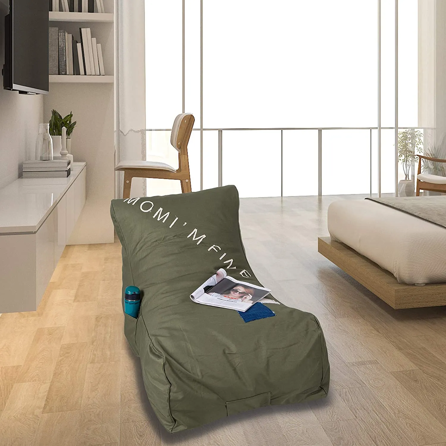 Sponge Leisure Lazy Lounger Chair Comfortable Couch Sofa Beds for Kids and Teens