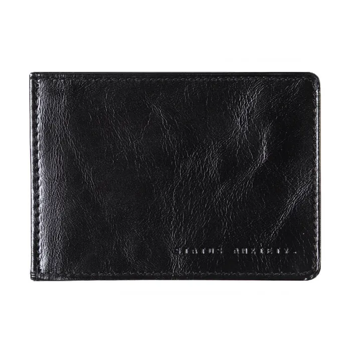 Status Anxiety Perez Thin Wallet - Black