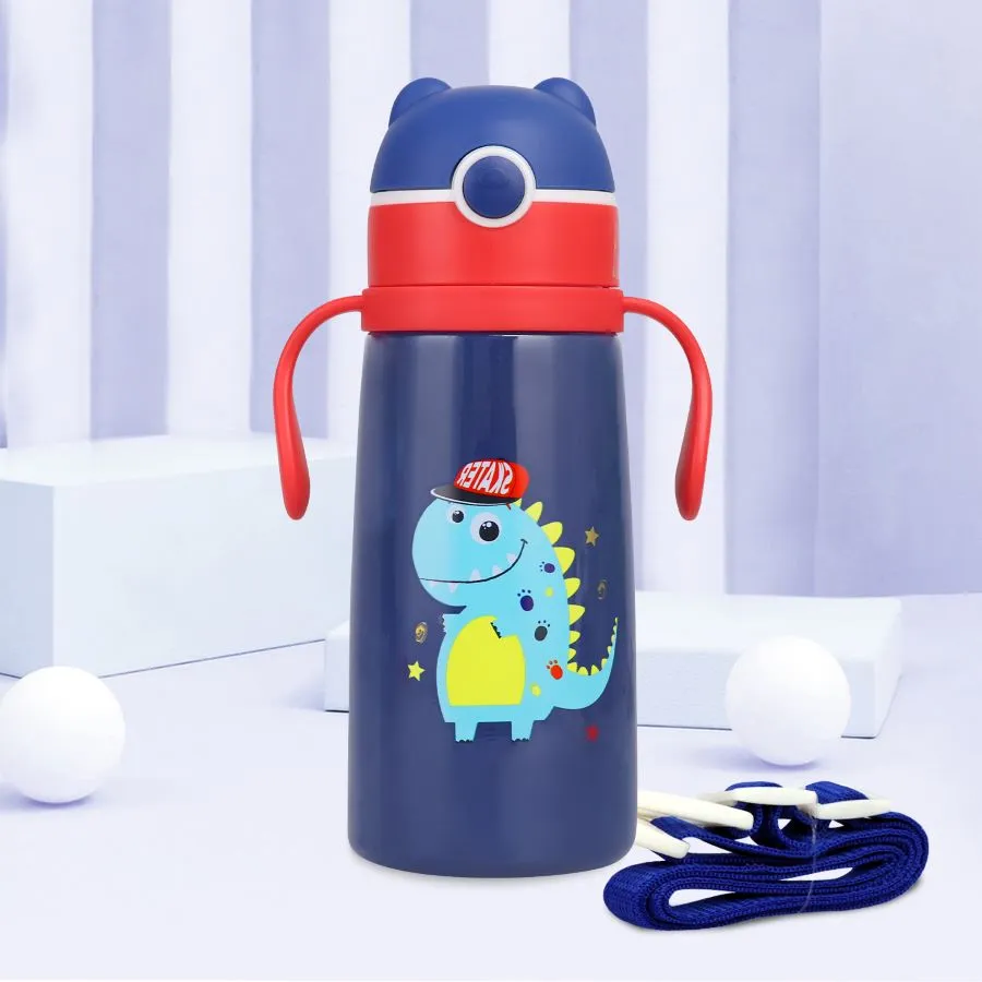 Steebo Safari Stainless Steel Sipper Bottle for Kids 500ml
