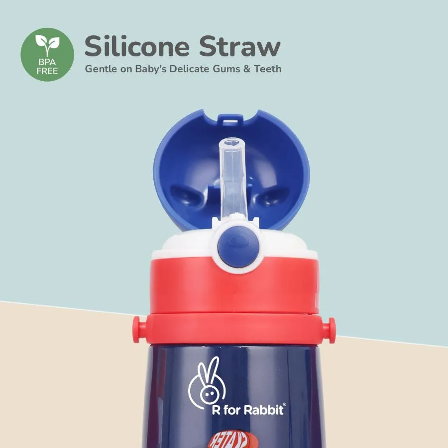 Steebo Safari Stainless Steel Sipper Bottle for Kids 500ml