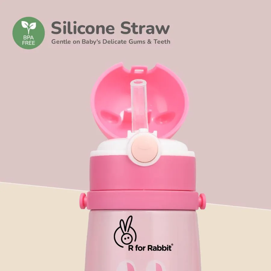 Steebo Safari Stainless Steel Sipper Bottle for Kids 500ml
