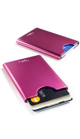 Thin King Aluminum Card Case - Hot Pink