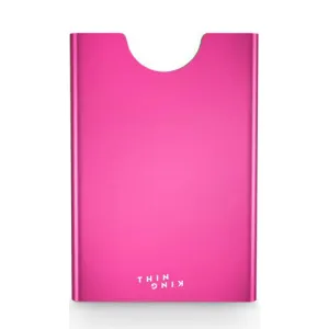 Thin King Aluminum Card Case - Hot Pink