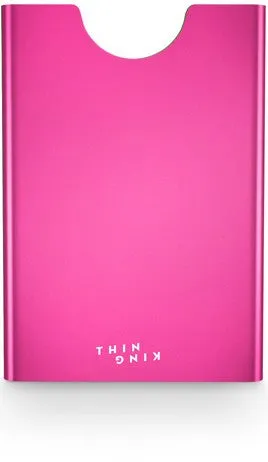 Thin King Aluminum Card Case - Hot Pink