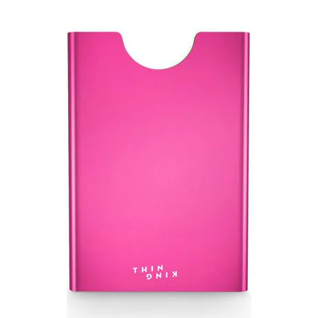 Thin King Aluminum Card Case - Hot Pink