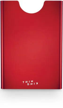 Thin King Aluminum Card Case - Red
