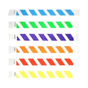 Tyvek Striped Wristbands - Free Shipping on Wristbands!