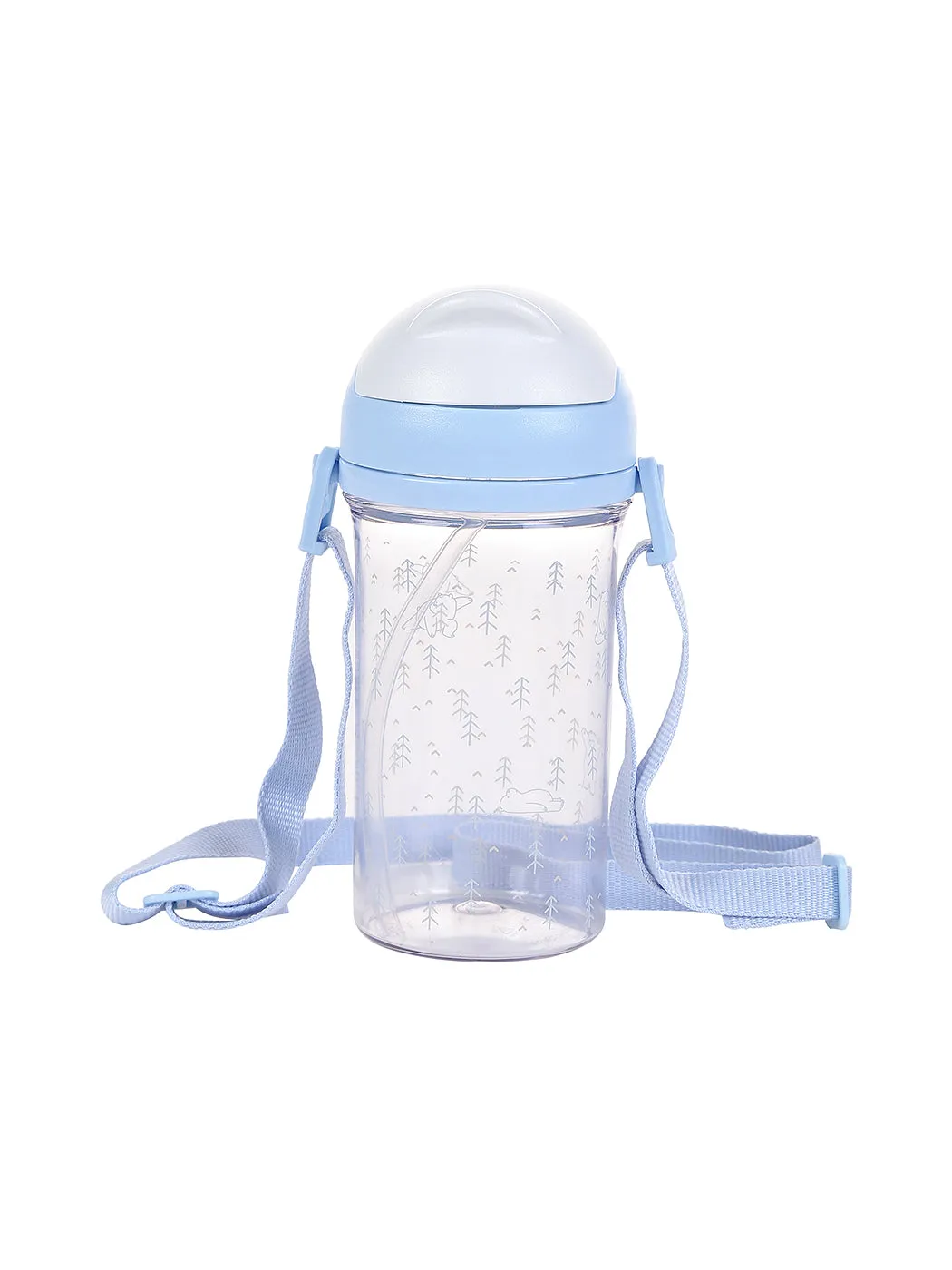We Bare Bears- Water Bottle with Straw 400ml (Blue)