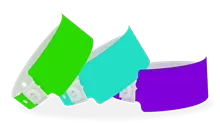 Wide Plastic Wristbands