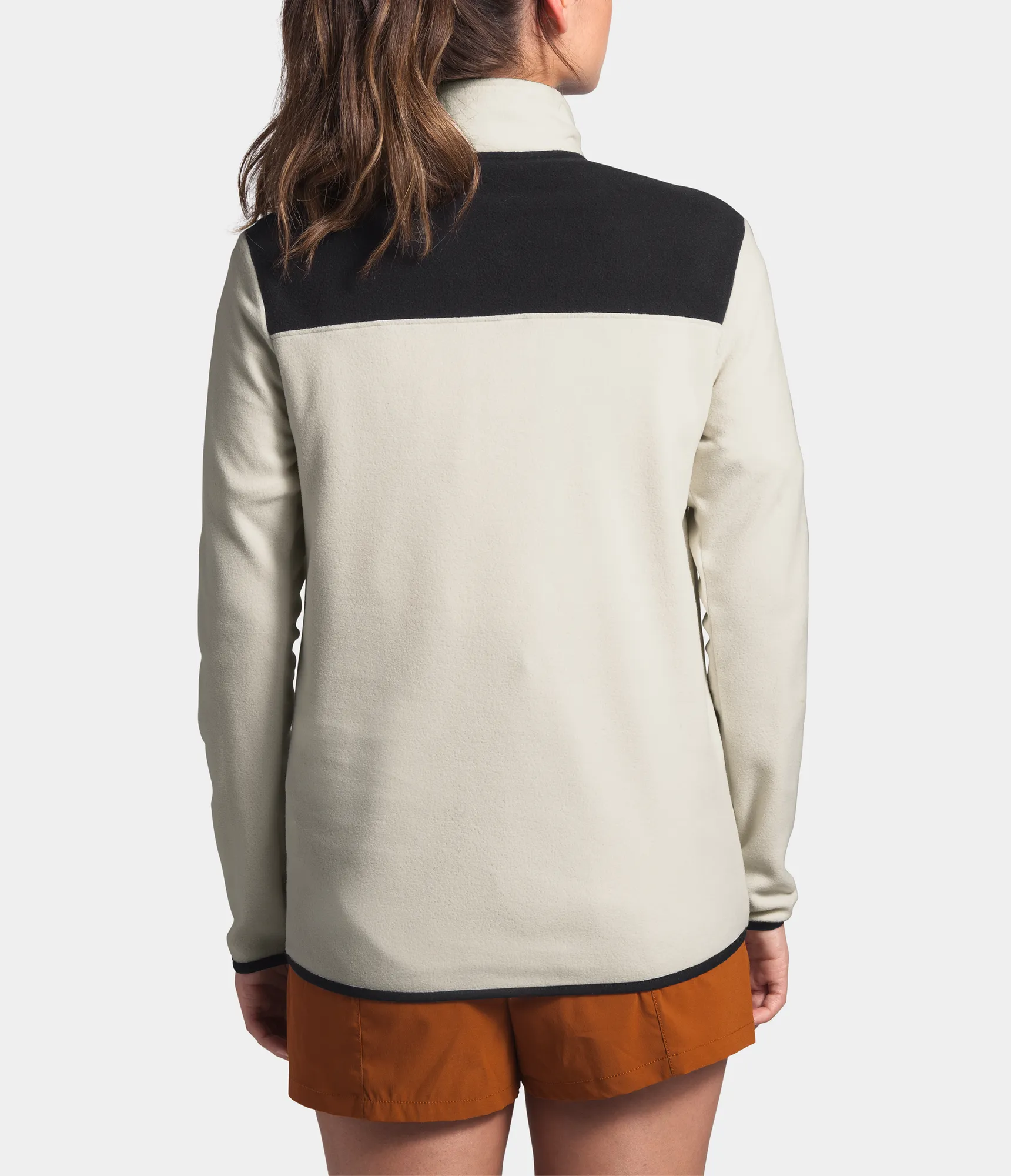 Women's The North Face TKA Glacier Snap-Neck Pullover Vintage White